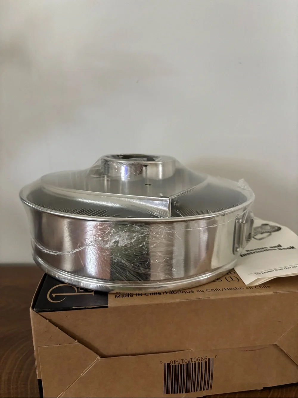 The Pampered Chef Stainless Steel Springform Pan Set - Silver